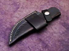 CUSTOM HAND MADE PURE LEATHER SHEATH FOR FIXED BLADE KNIFE HUNTING KNIFE IM-3316 picture