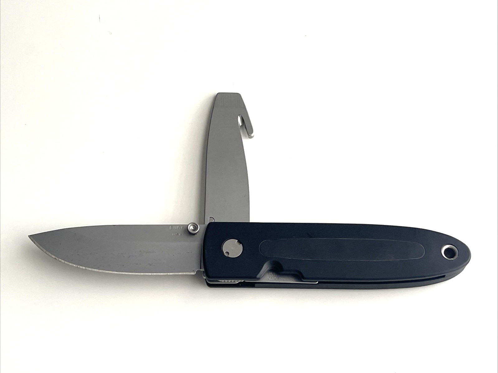 Buck 180 Crosslock Deputy-2 Folding Knife Safety Hook 1994 No Sheath