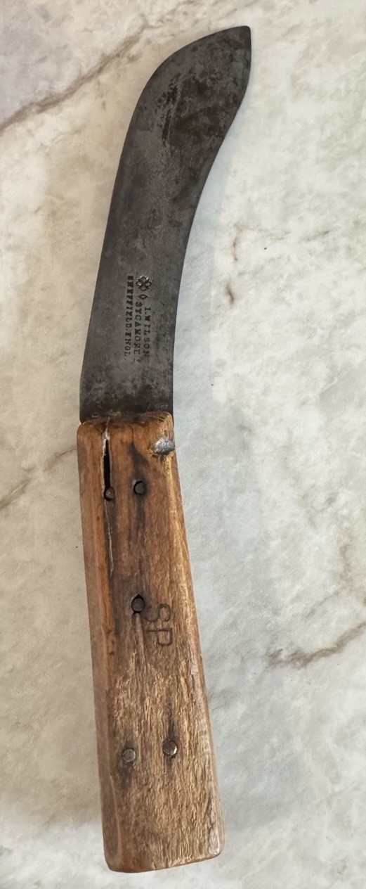 Vintage I. Wilson Sycamore St Sheffield England Skinning Knife