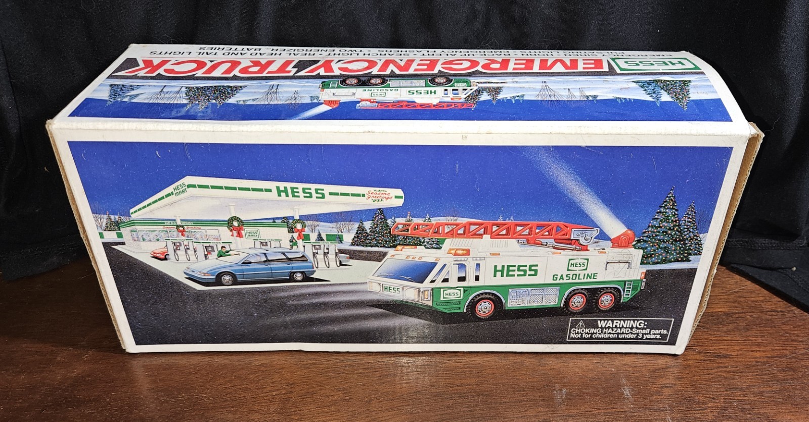 Vintage 1996 HESS Emergency Truck - Mint In Original Box