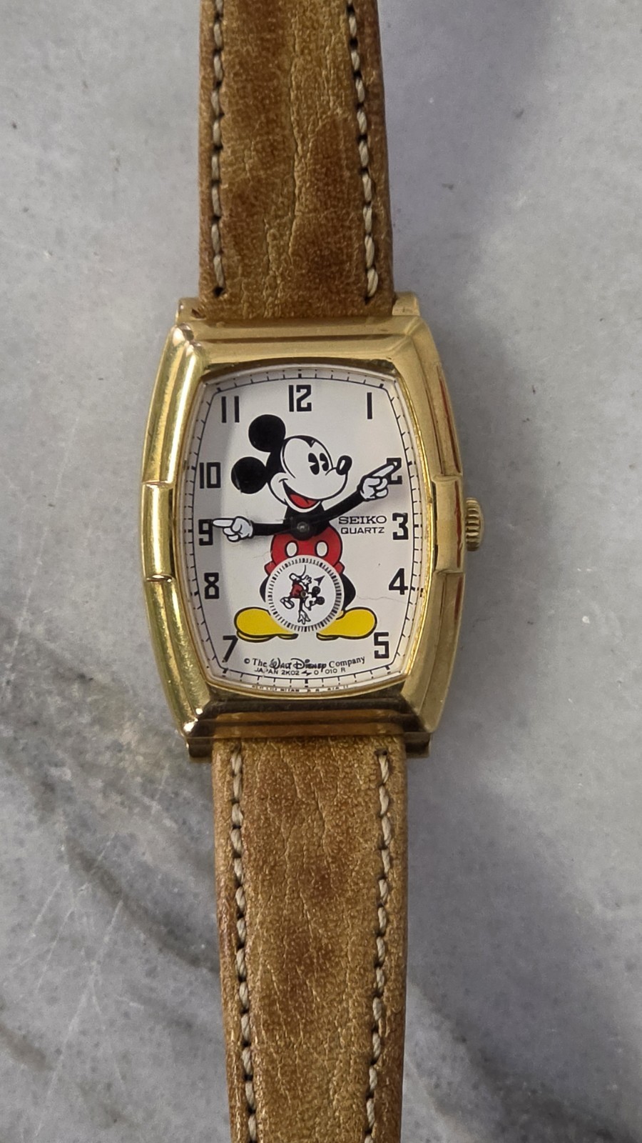 Vintage 1987 Disney Seiko Mickey Mouse Watch 60th Anniversary Women's Ladies