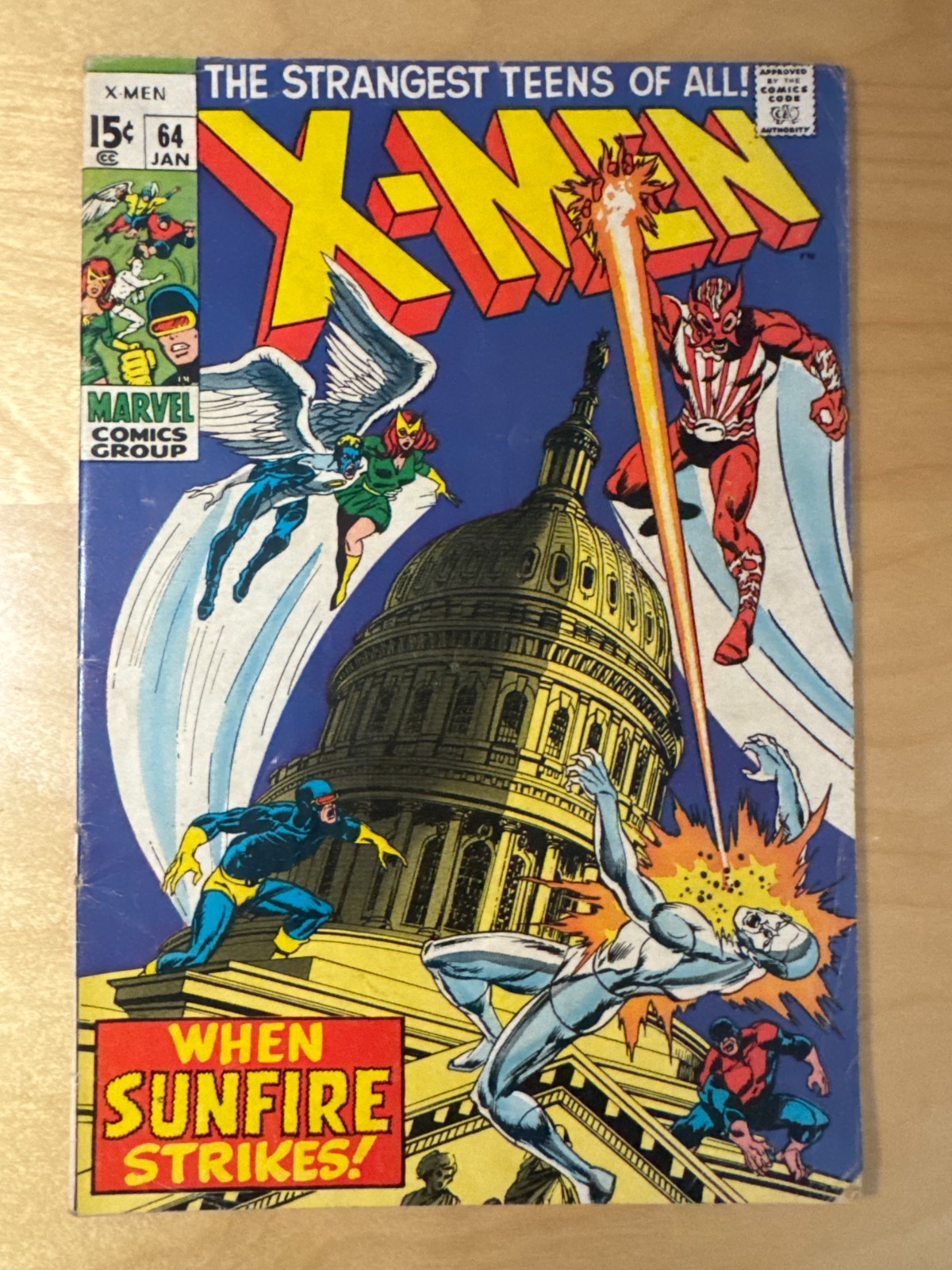 X-Men (1963) #64 1970 Marvel Bronze Age Comic Book