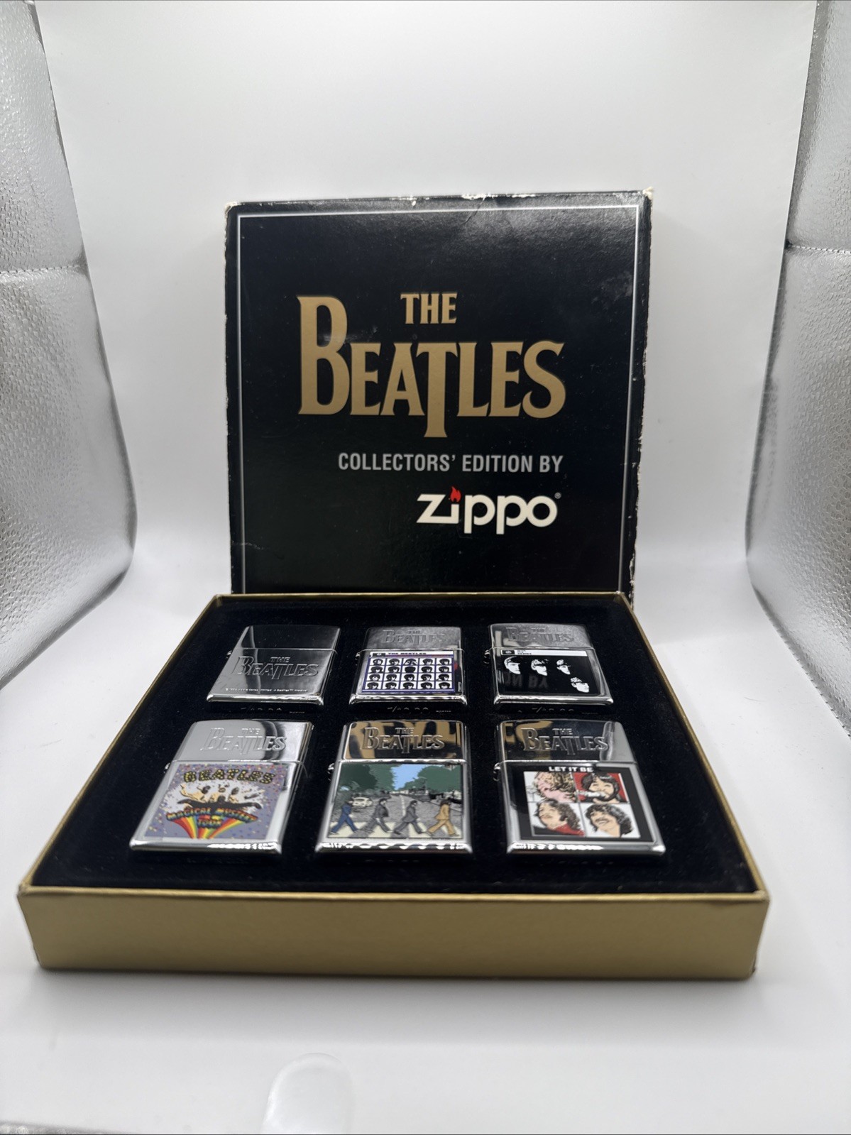 RARE - NEW Zippo The Beatles Band Special Album Collectors Set of 6 1997 - US