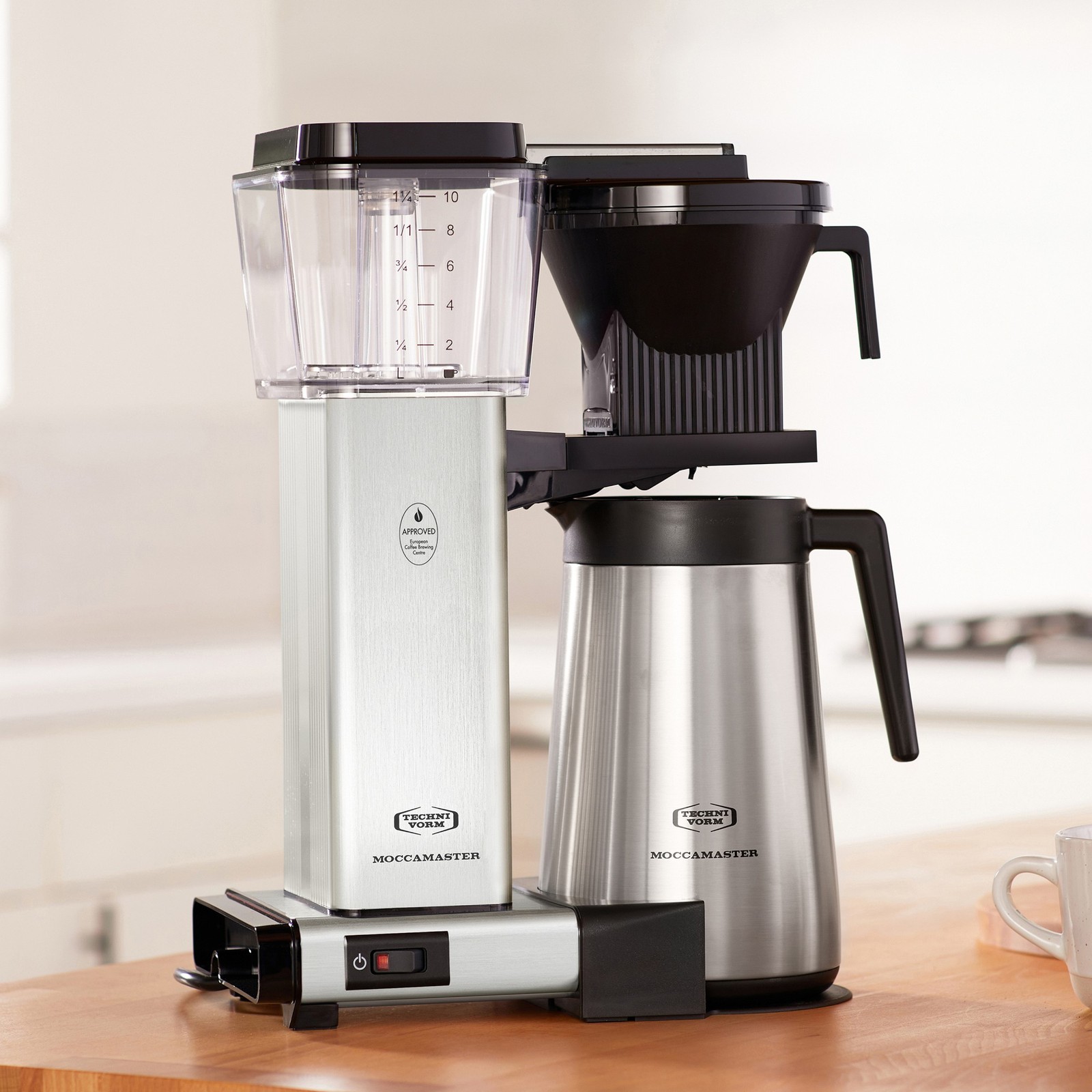 Moccamaster by Technivorm KBGT Coffee Maker with Thermal Carafe, 10-Cup