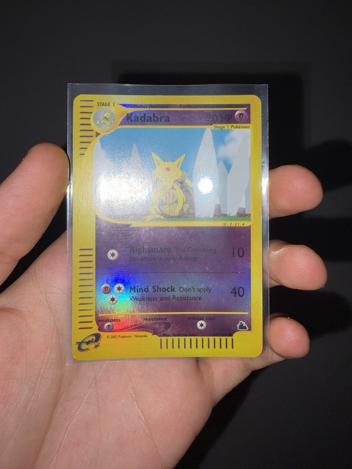 Nintendo Pokemon Kadabra 49/144 Reverse Holo 2003 English Reverse Holo