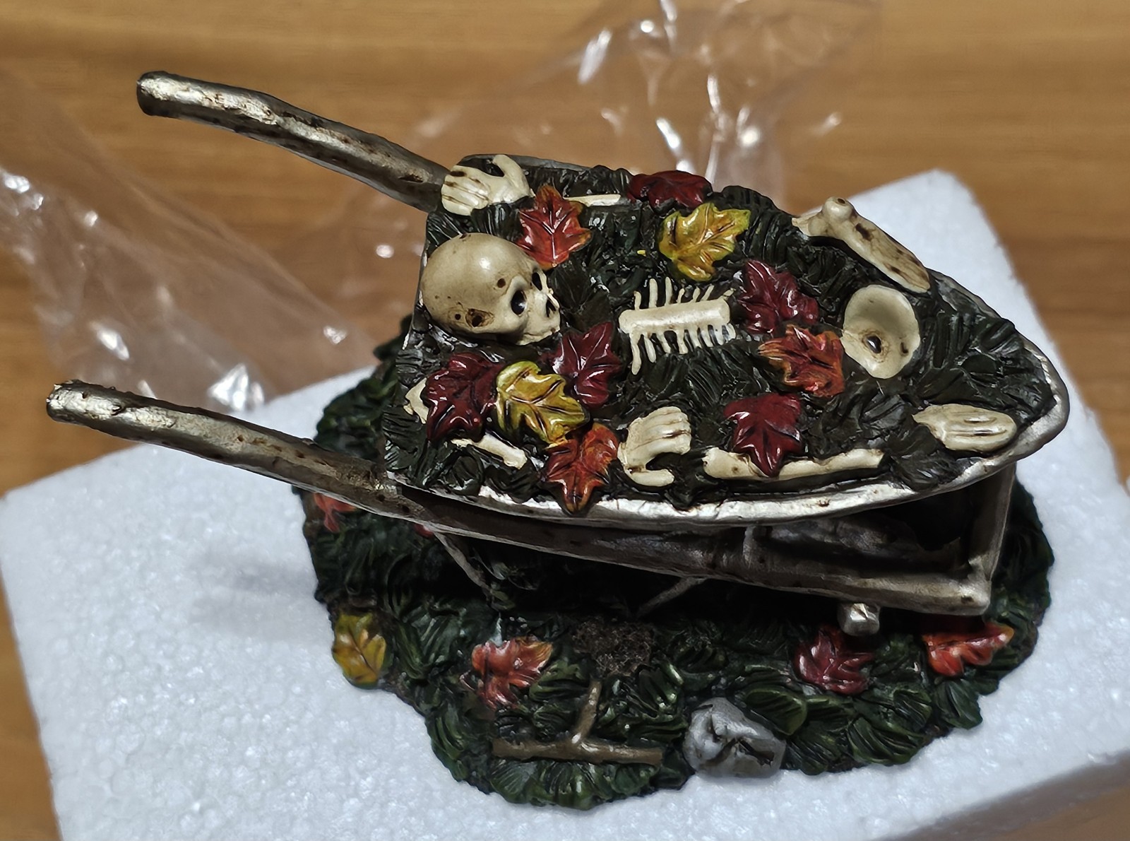 Department 56 Halloween Boneyard Wheelbarrow