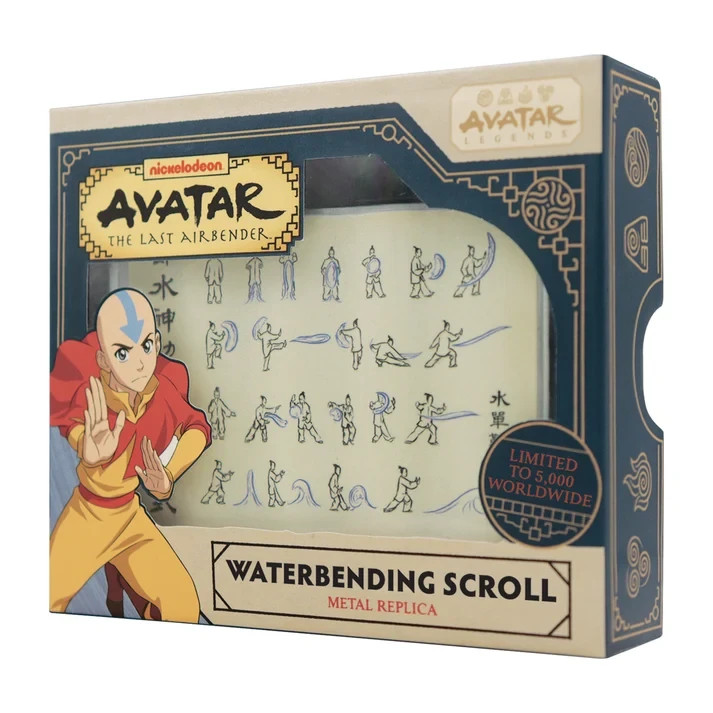 Avatar: The Last Airbender - Waterbending Scroll Limited Edition Metal Replica