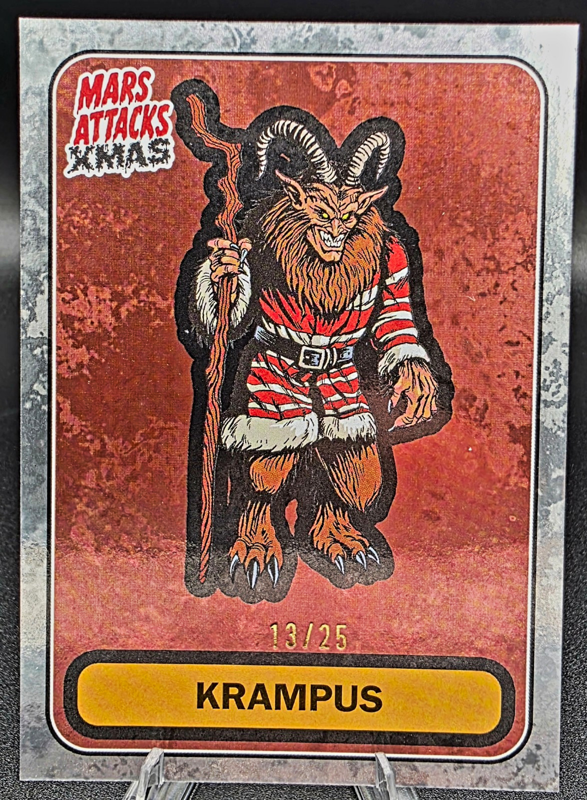 2026 Topps Mars Attacks Christmas Krampus Copper /25 B-58 13/25 Rare
