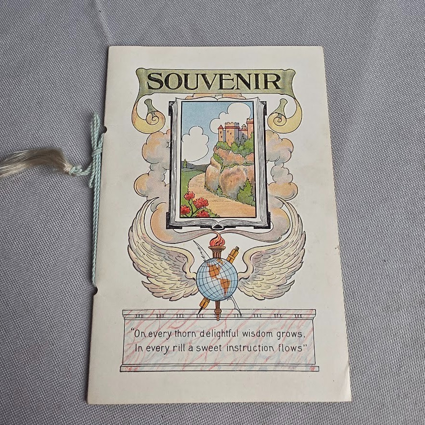 1912-1913 States Fork School Souvenir Mannington WV Teacher Pupil Roster