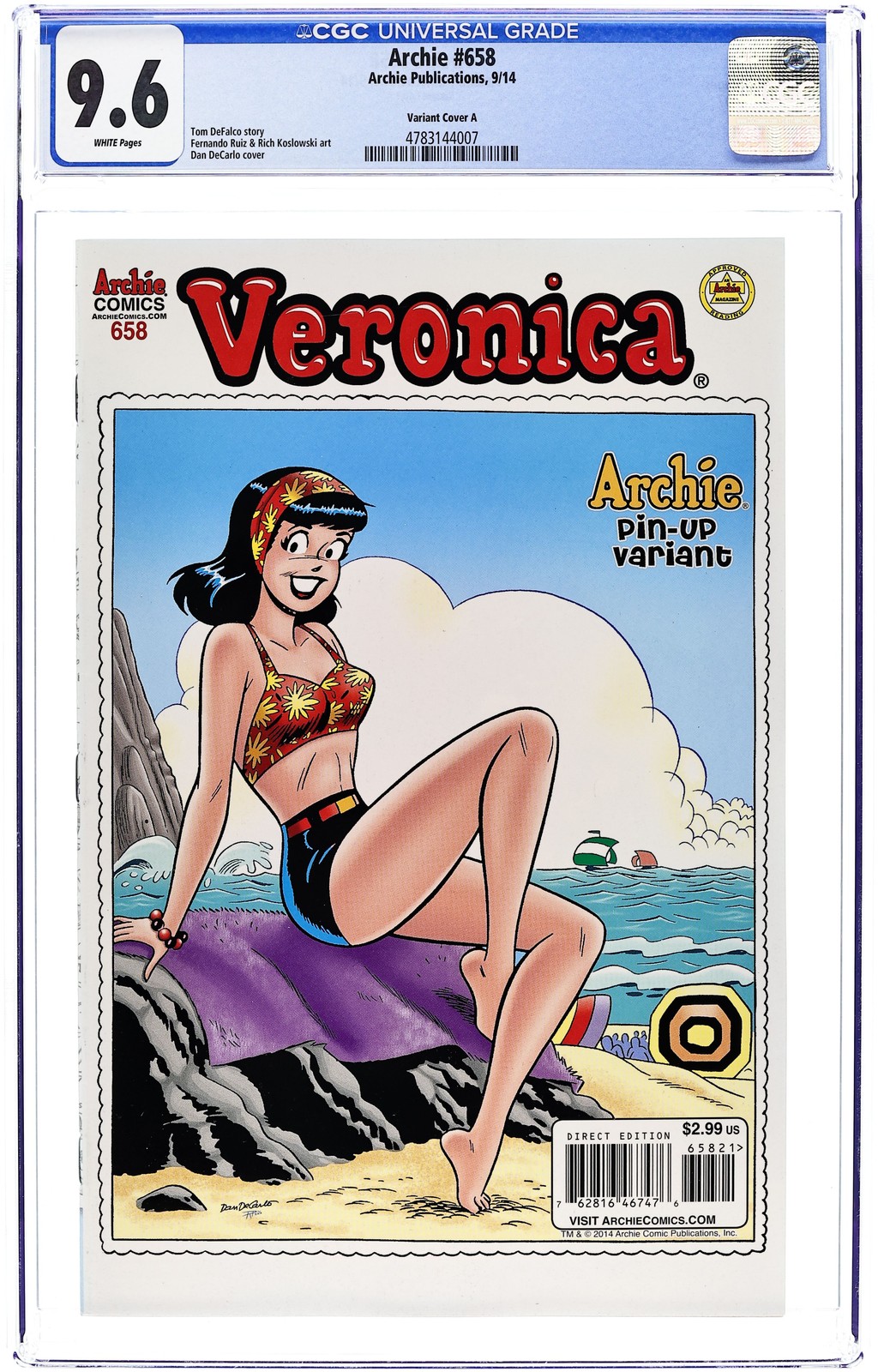 Archie #658B CGC 9.6 2014 4783144007