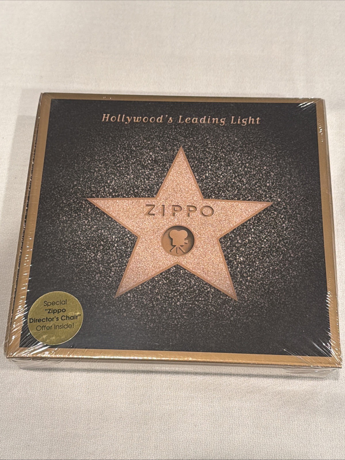 Vintage Zippo Hollywood's Leading Light lighter Sealed  Vintage Zippo Hollywood's Leading Light lighter Sealed 