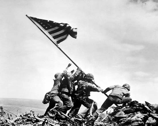 1945 THE BATTLE OF IWO JIMA Glossy 11x14 Photo World War II Print Poster WWII