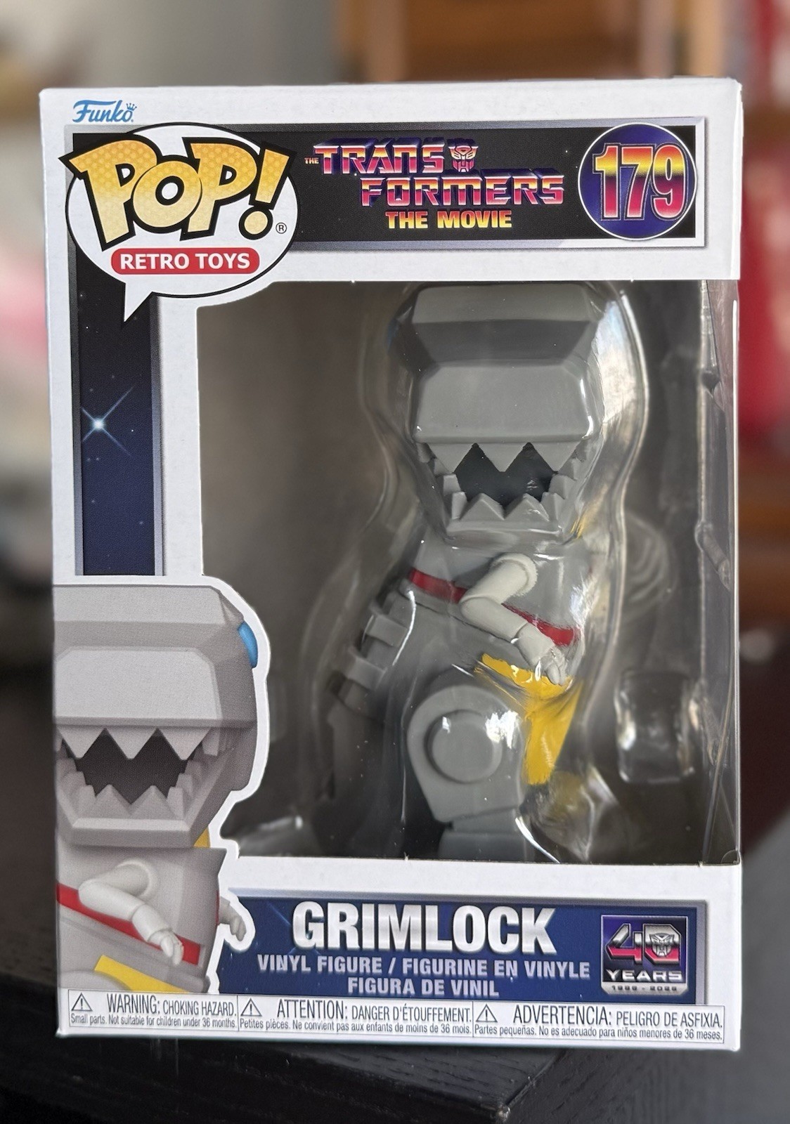Funko POP: GRIMLOCK #179 Transformers The Movie 40th Anniversary IN HAND
