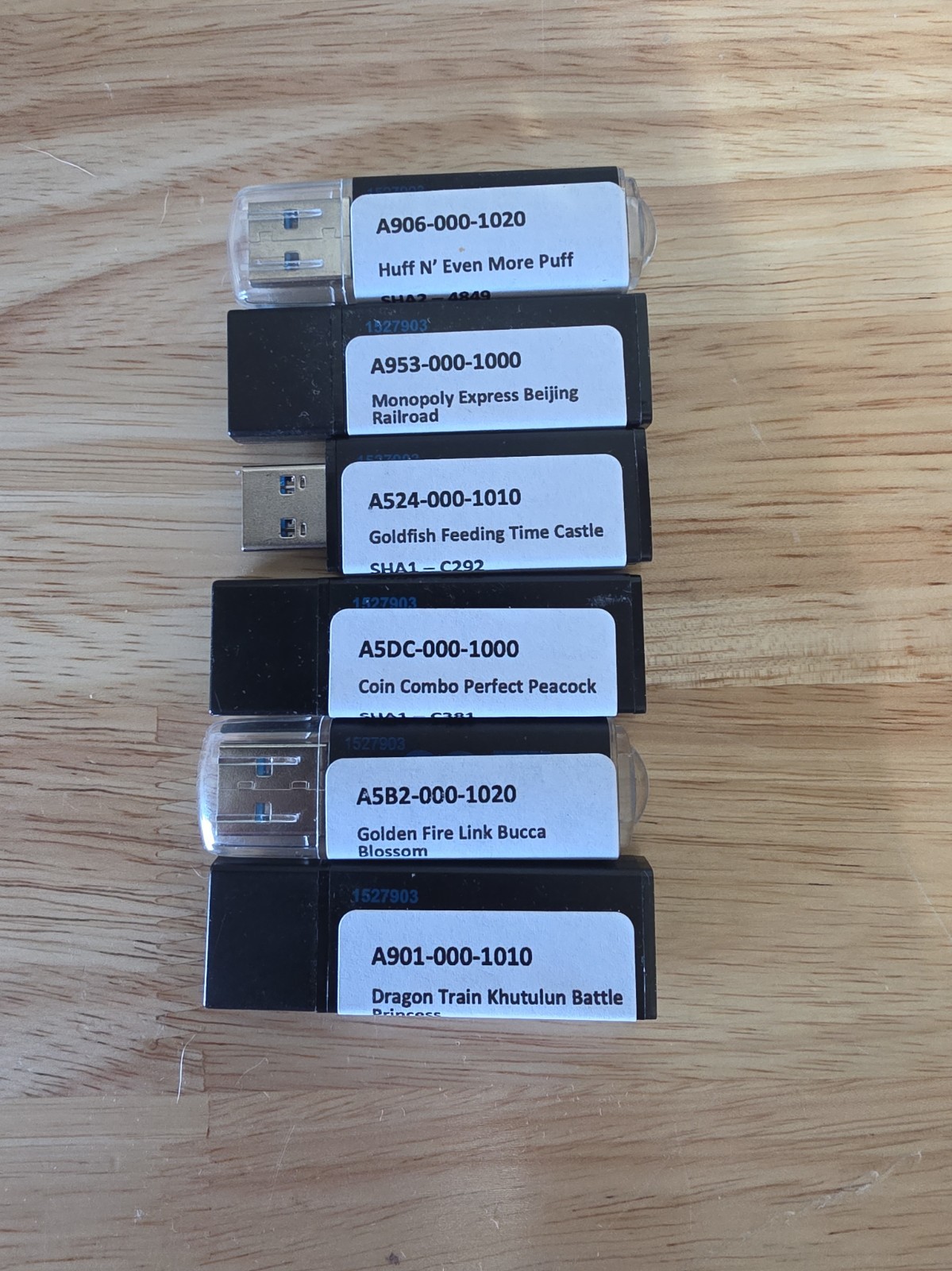 Scientific Games OEM Slot Machine Game Loader Lot - Mixed Games