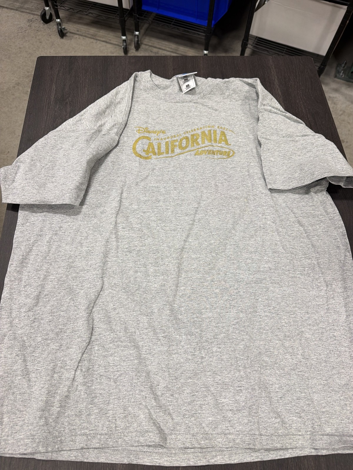 Vintage 2001 Disney's California Adventure Inaugural Celebration T-Shirt XXL