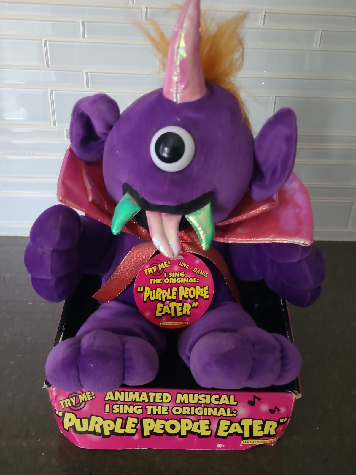 NOS VTG Purple People Eater Singing 12\