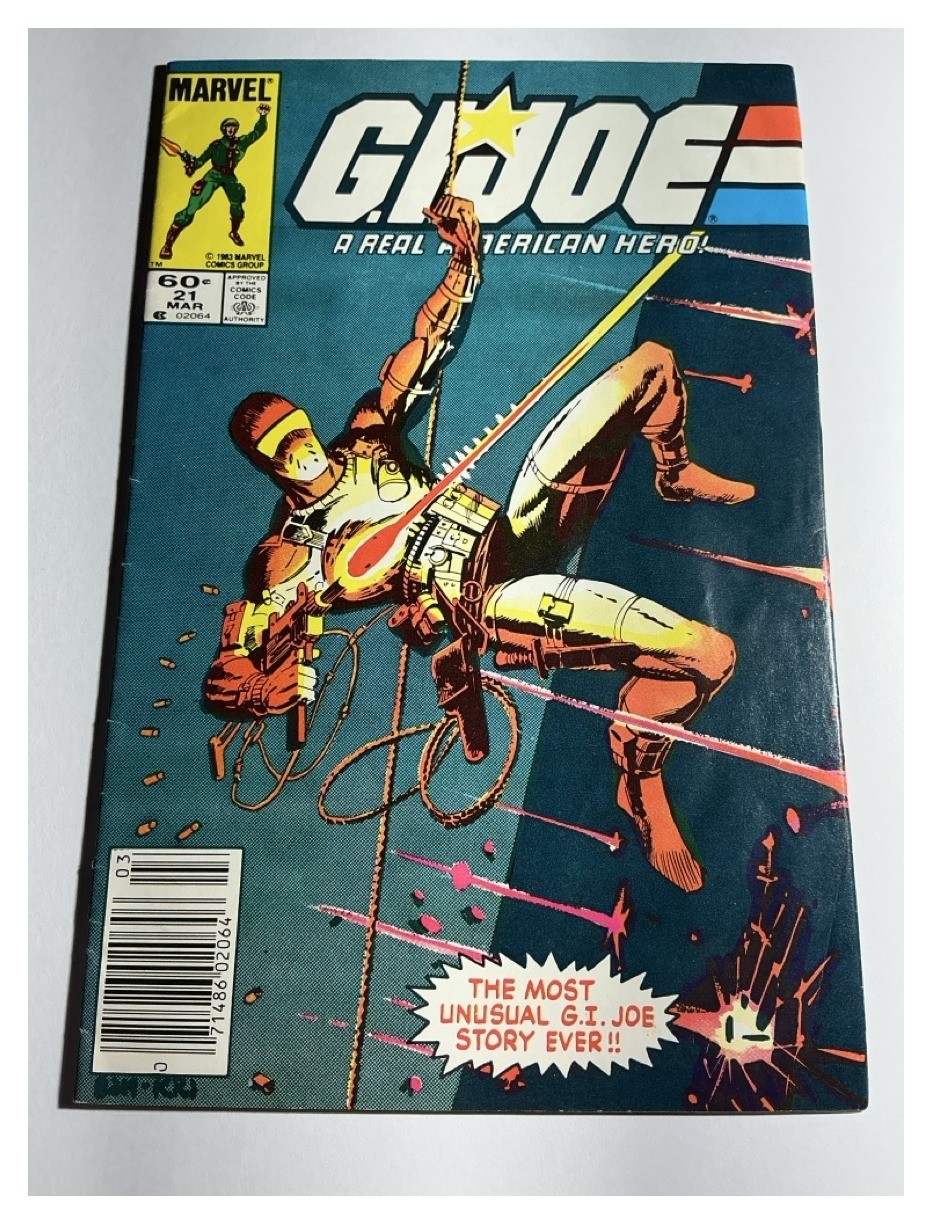 G.I. Joe #21 Marvel Comics 1984 Silent Interlude 1st Storm Shadow Hama FN Marker