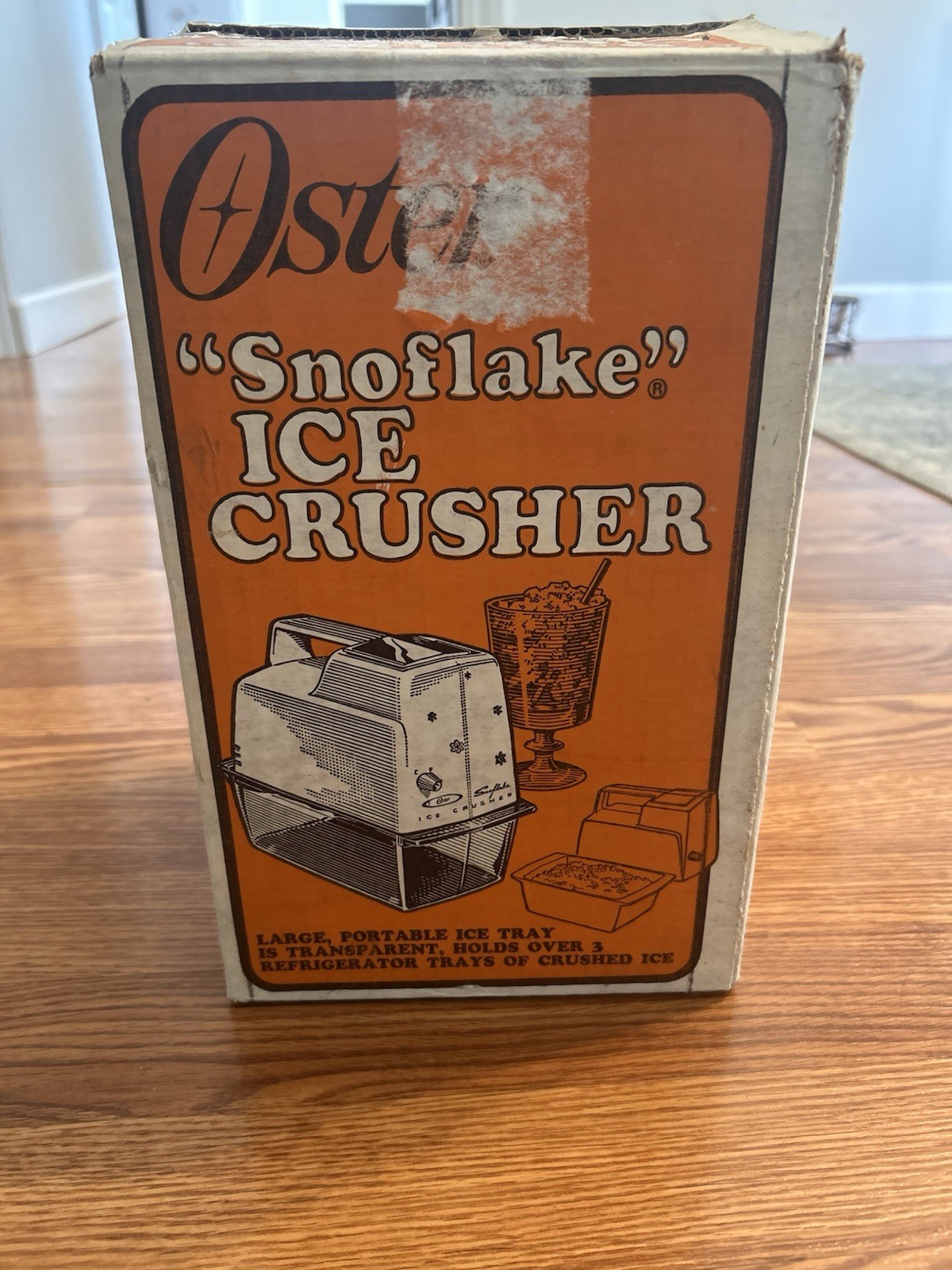 OSTER Vintage Snowflake Ice Crusher White 1970s 120V Made In The USA NEW IN BOX OSTER Vintage Snowflake Ice Crusher White 1970s 120V Made In The USA NEW IN BOX