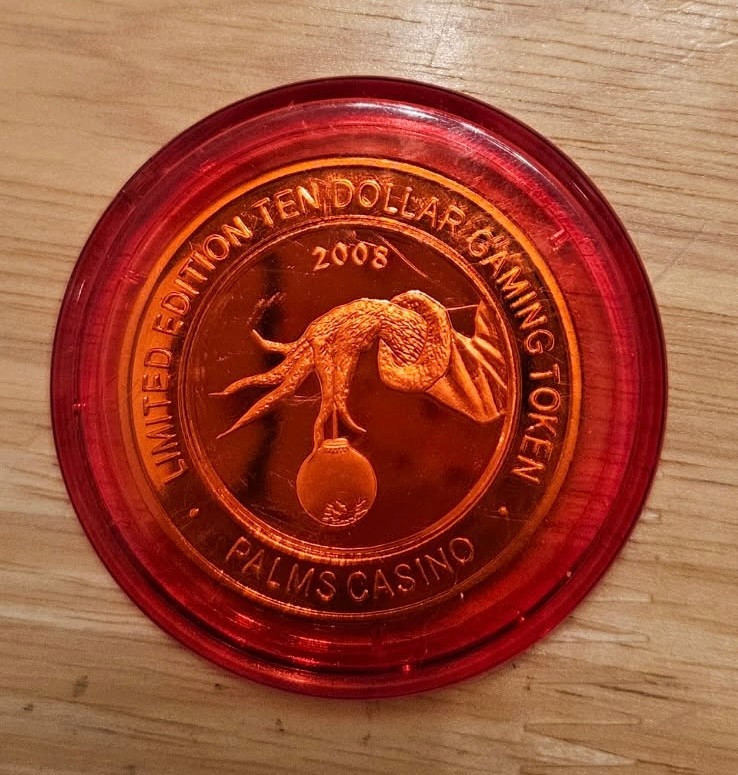 2008 Palms $10 Silver Strike GRINCH LTD 500 (.999 Silver)