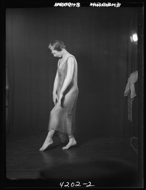 Photo:Eugenie Miss 1923 Woman in Dress Studio Portrait