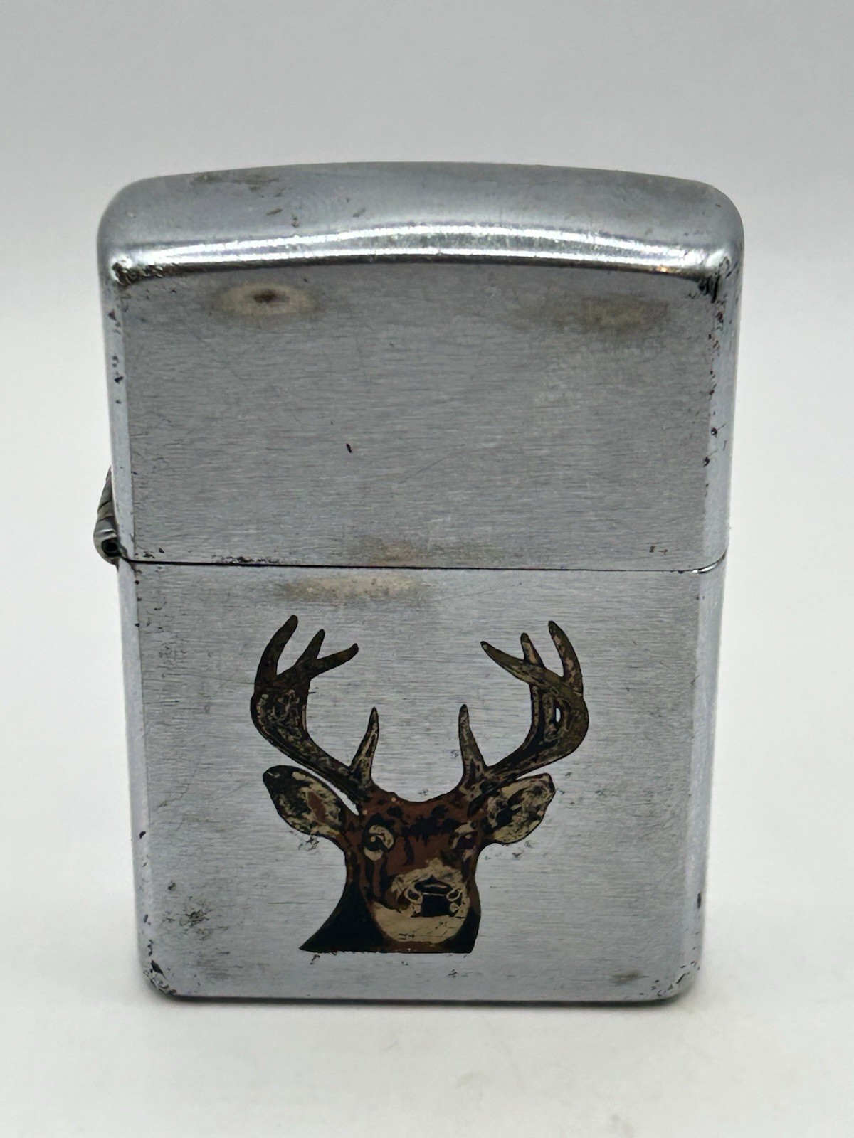 Vintage 1992 Zippo Lighter Souvenir Series Red Deer Whitetail Buck (2002 Insert)