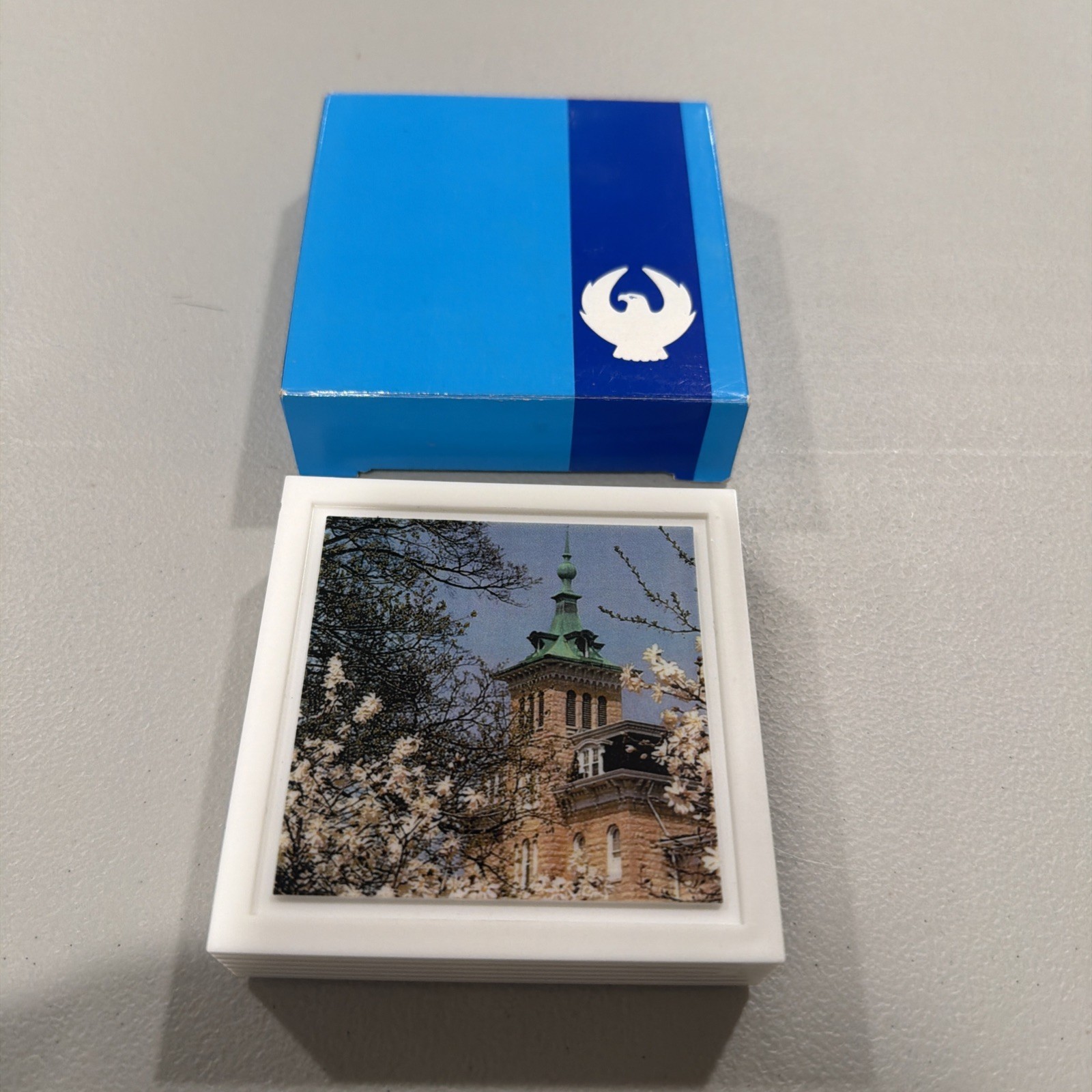 Vintage Morco Scenic Coaster Set, Never Used, Original Box Vintage Morco Scenic Coaster Set, Never Used, Original Box