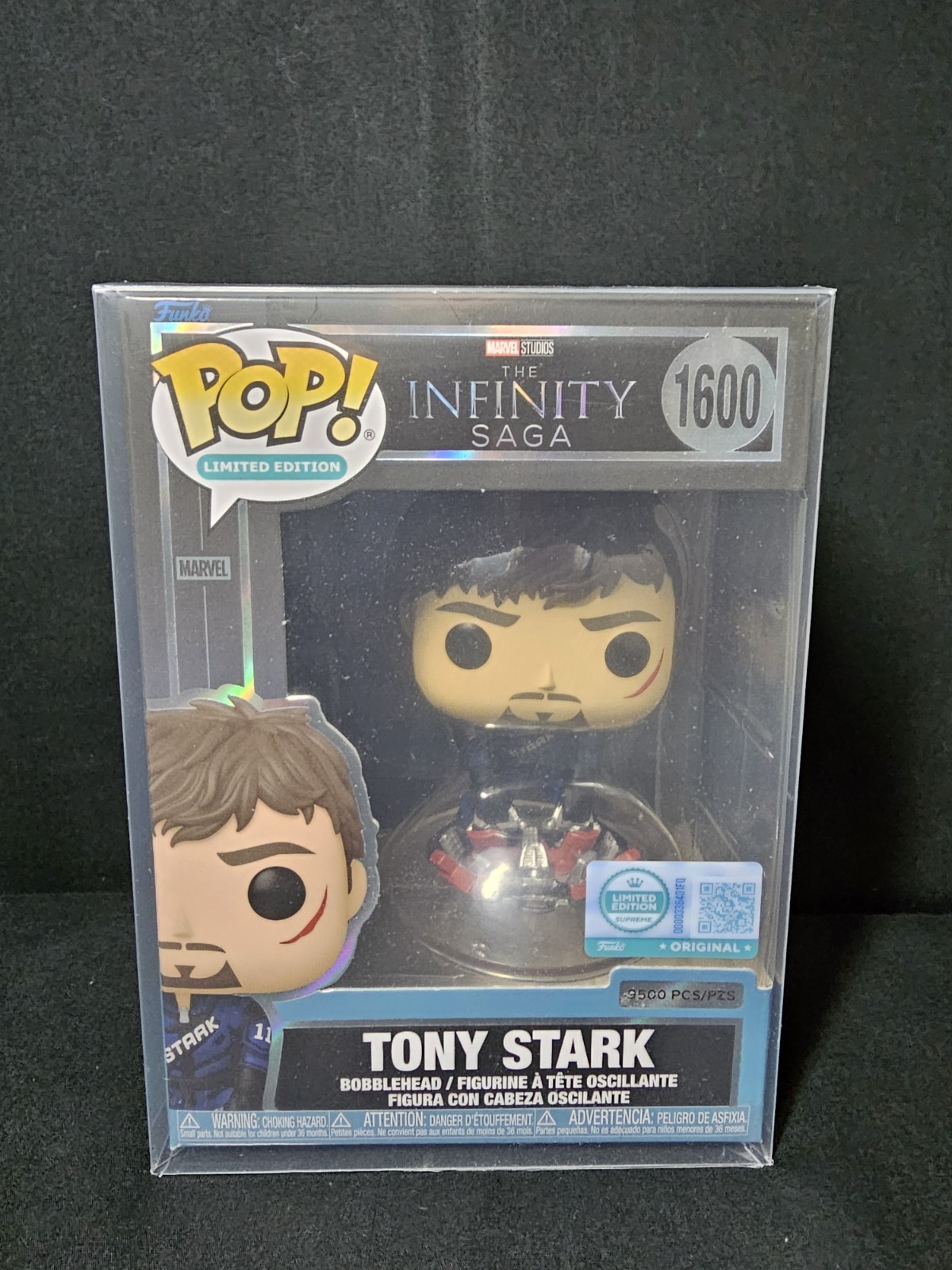 Funko Pop Vinyl: Marvel - Pop Tony Stark with Suit - Walmart (Exclusive) #1600