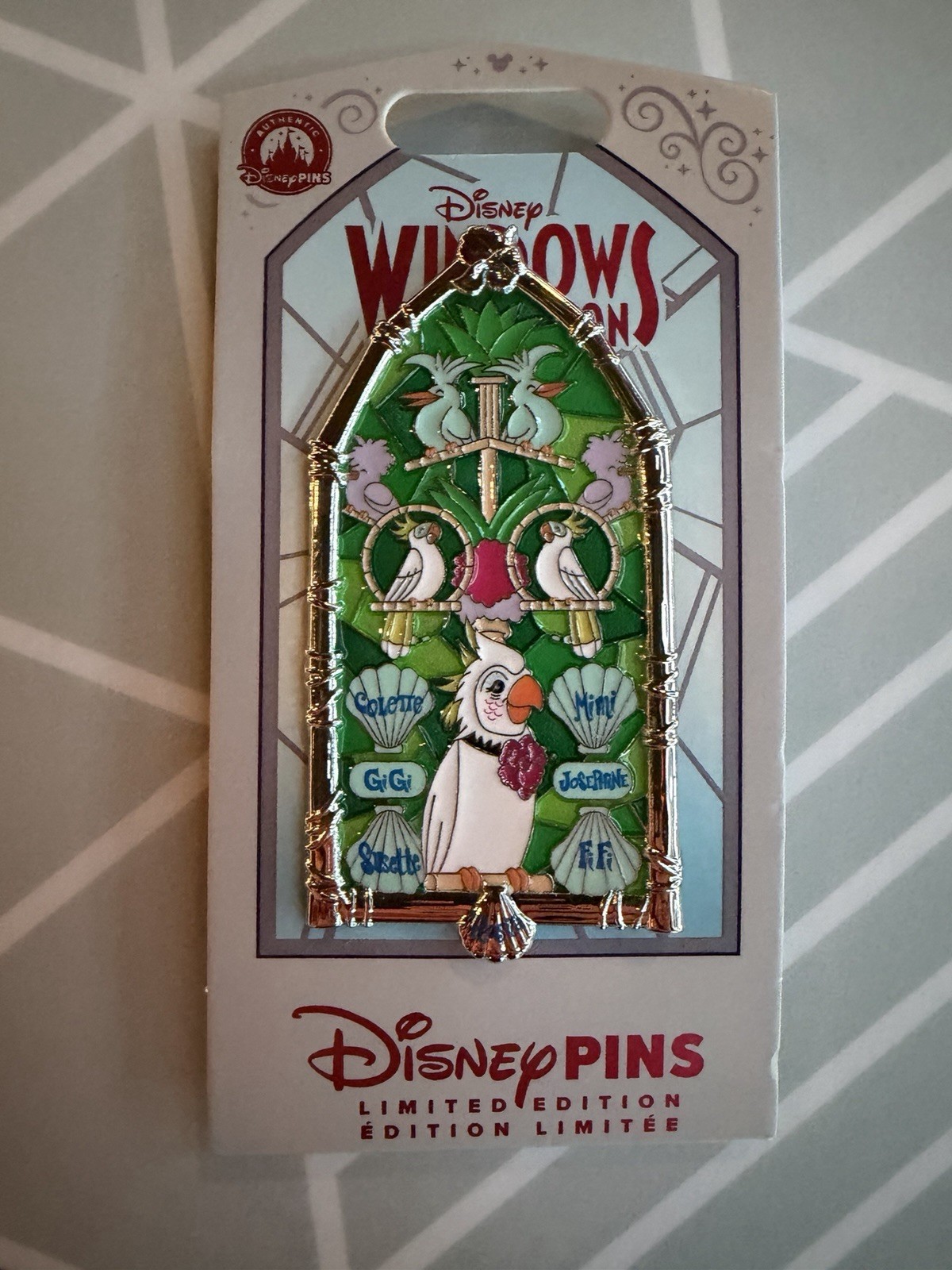 2026 WDW Windows of Attraction Enchanted Tiki Room LE 2500