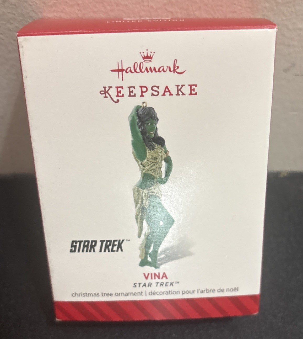 2014 HALLMARK STAR TREK VINA ORNAMENT LIMITED EDITION NEW RARE