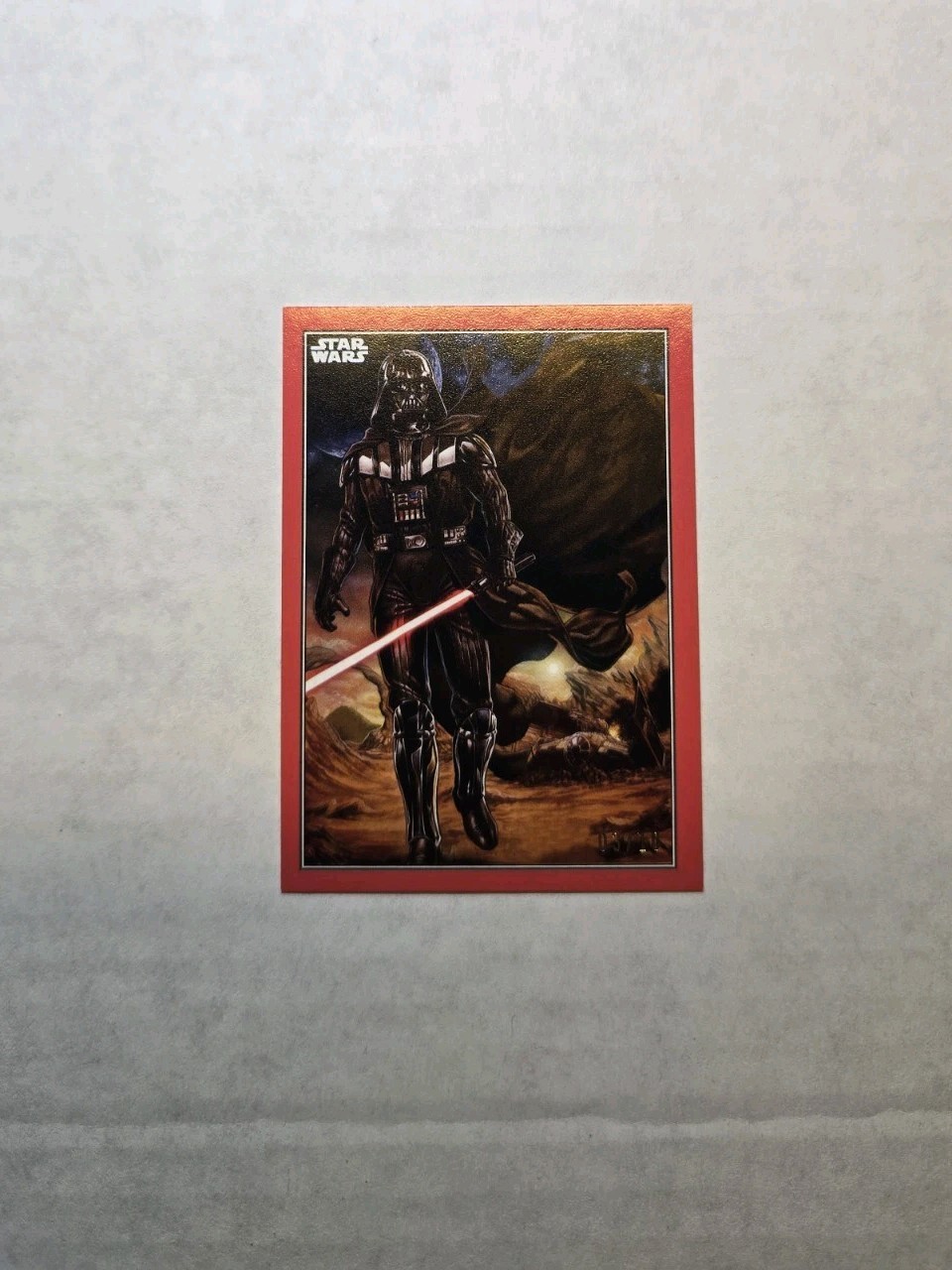 2023 Topps Star Wars Flagship Comic Covers Vader Down Red/10 #CC-29  Darth Vader