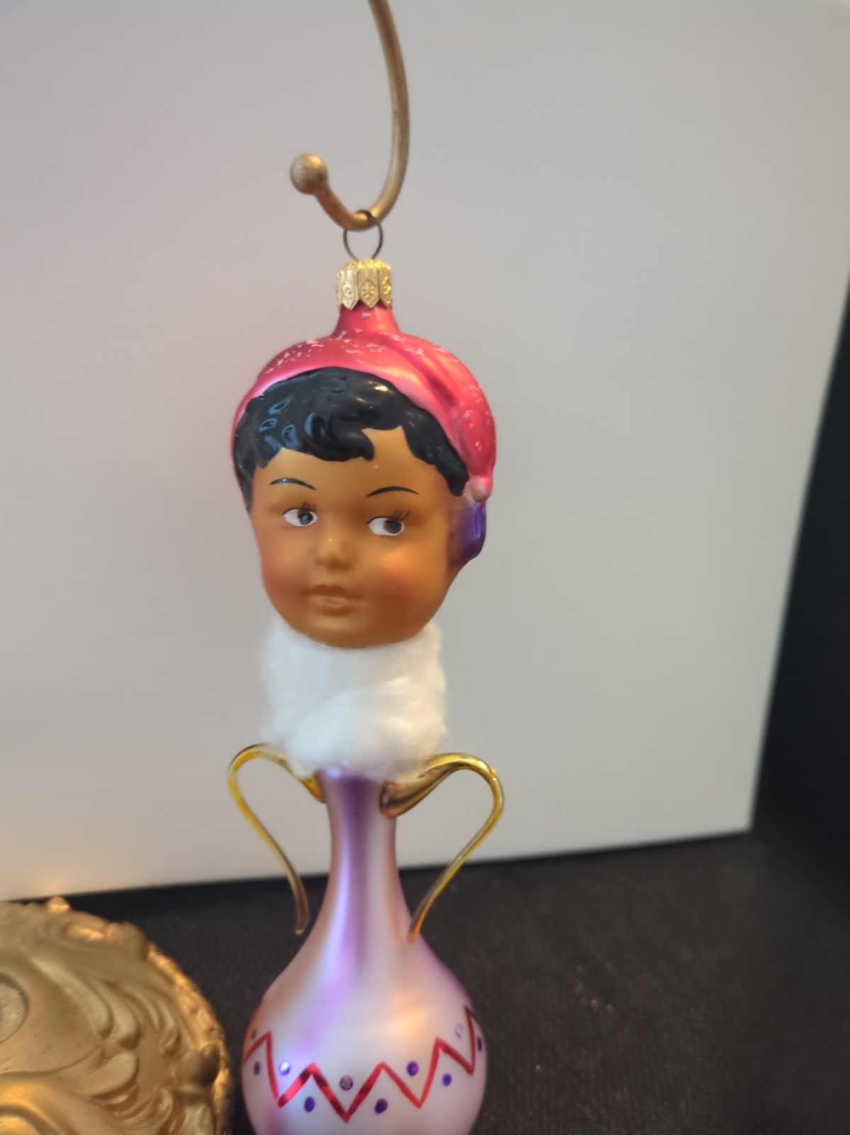 Vintage 1995 Early Christopher Radko 3 Wishes Aladdin Genie Ornament Hand Blown