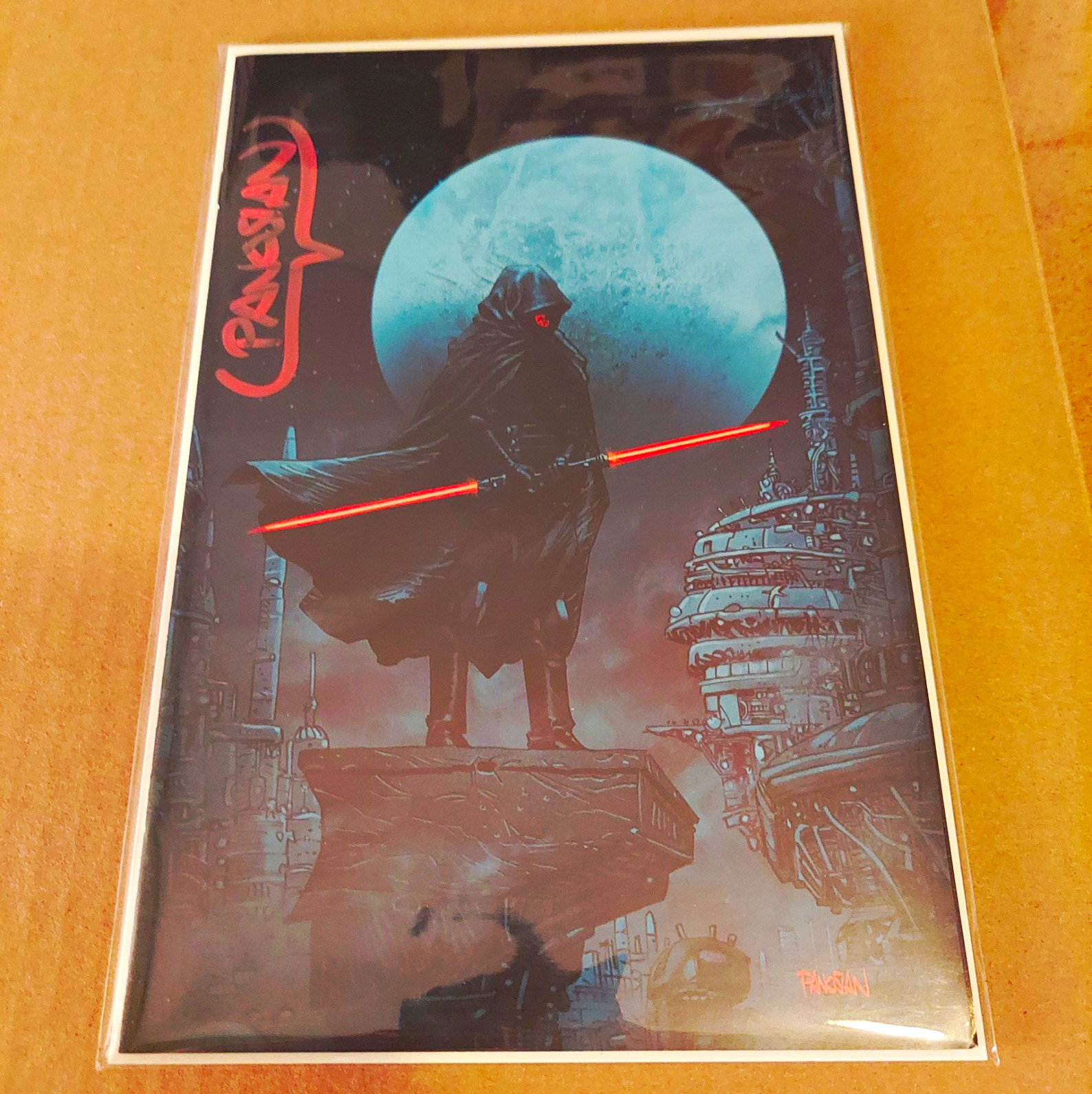 SIGNED Star Wars: Shadow of Maul #1 1:100 Ratio by Dan Panosian Virgin Var w/COA