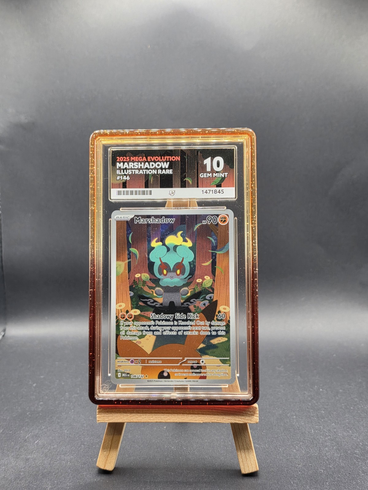Pokémon TCG - Marshadow 146/132 - Mega Evolutions - Ace 10 Perfect Subgrades
