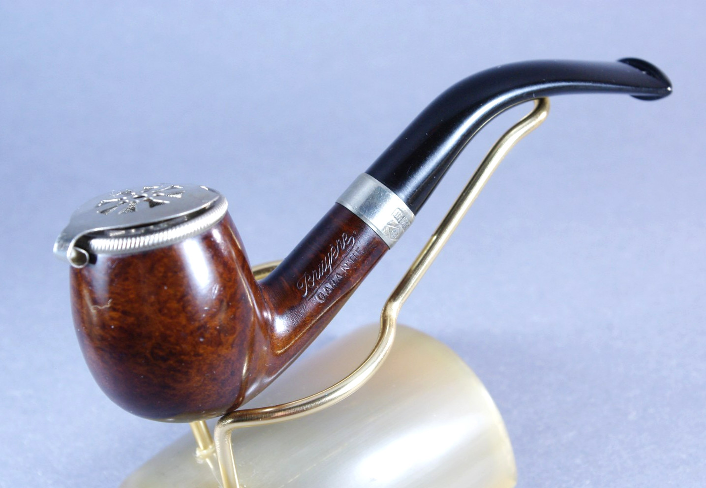 VTG PIPE Bruyere Garantie Estate  with Silver Storm Cap-Unsmoked (№11-11)