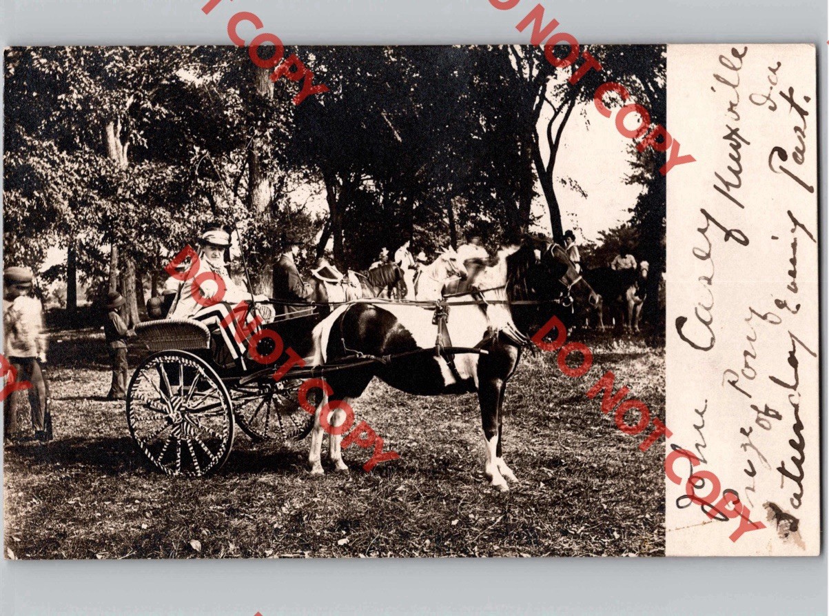c1910 John Casey As Uncle Sam Pony Saturday Evening Post KNOXVILLE Iowa IA RPPC