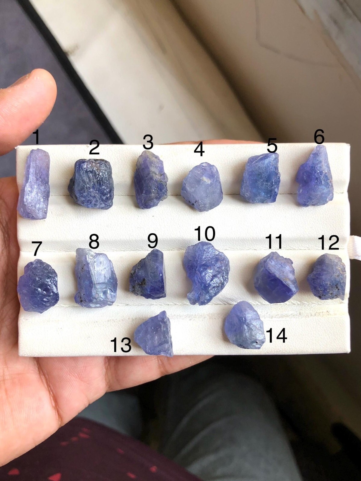 AAA Blue Tanzanite Rough,Natural Specimen Tanzanite Raw, Gemstone Minerals Tz#46