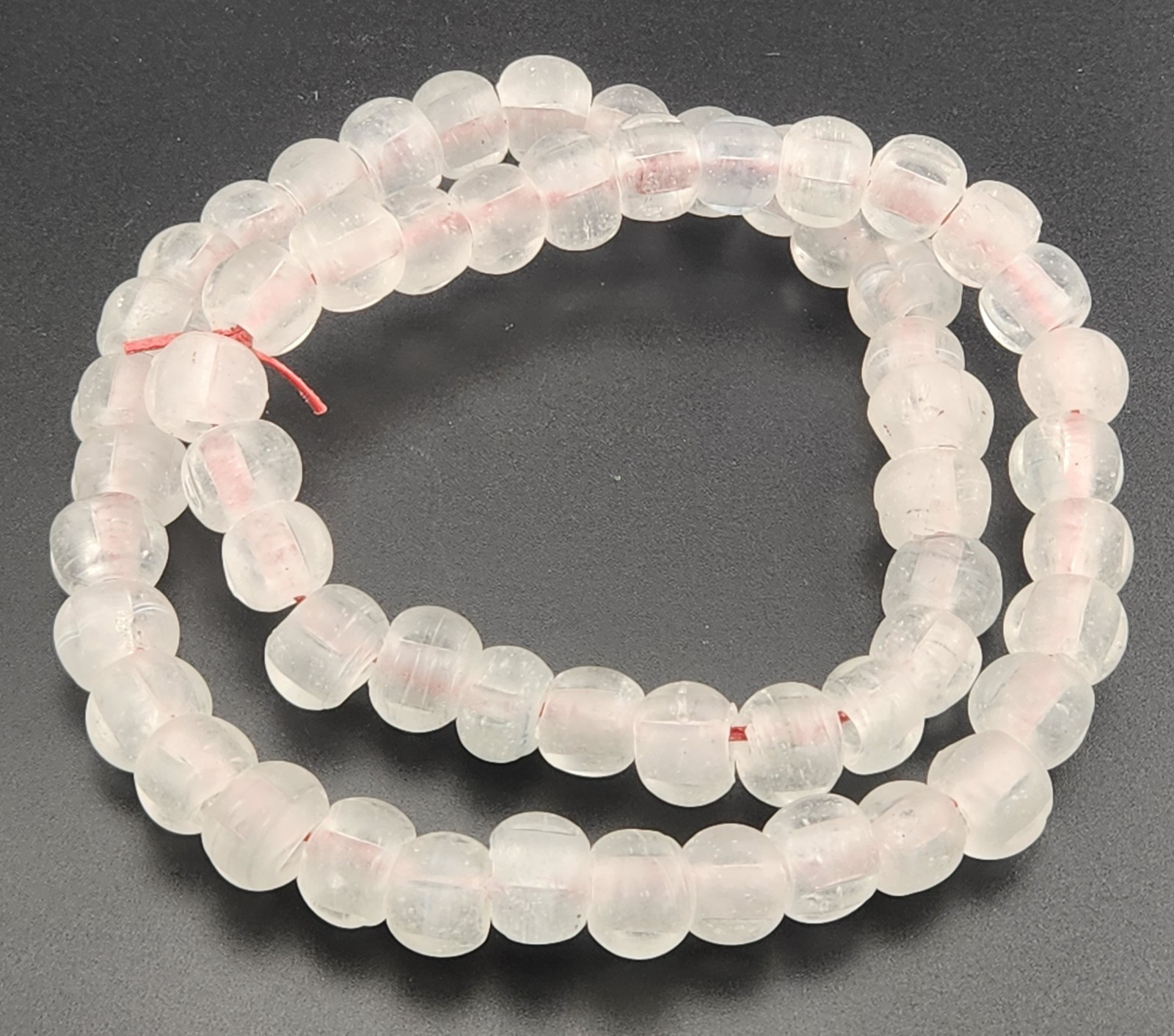 Vintage African Style Carving trade beads 13mm Strings