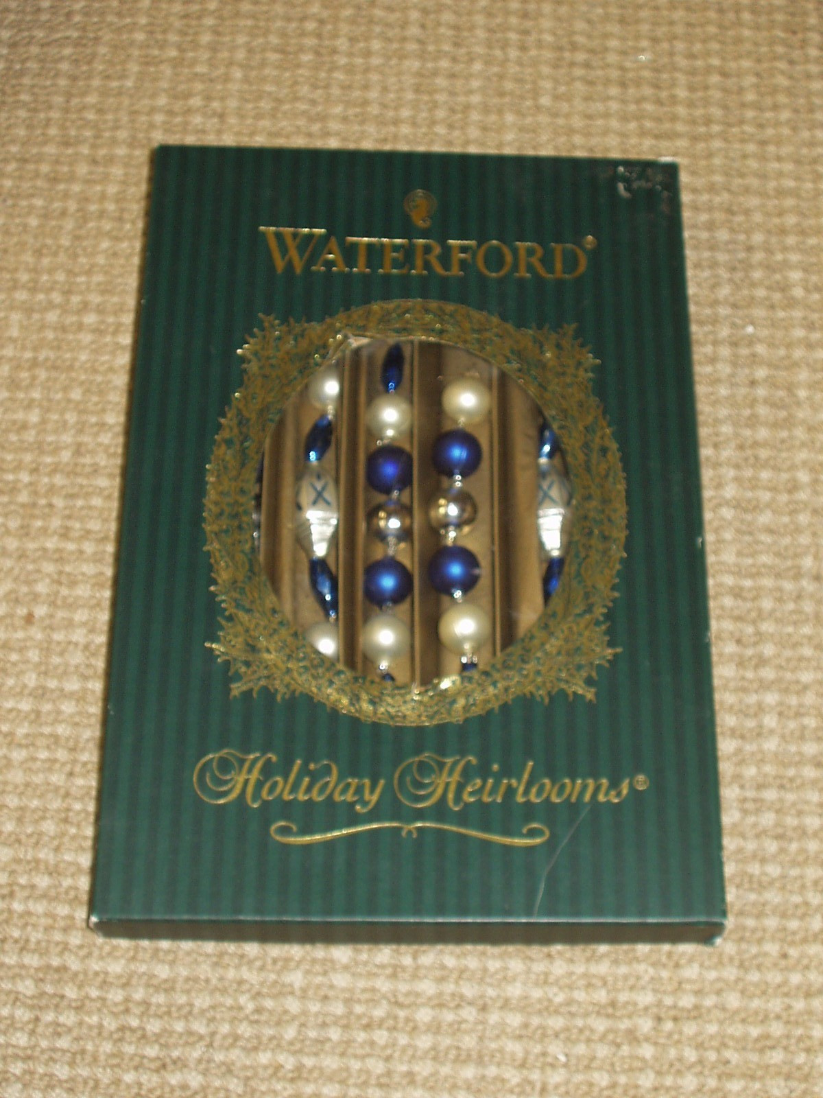 Waterford Holiday Heirlooms - Hand Decorated, Mouth Blown - 74\