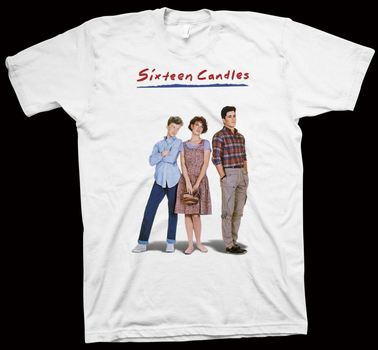 John Hughes Molly Ringwald Anthony Michael Hall  T-Shirt White S-234XL