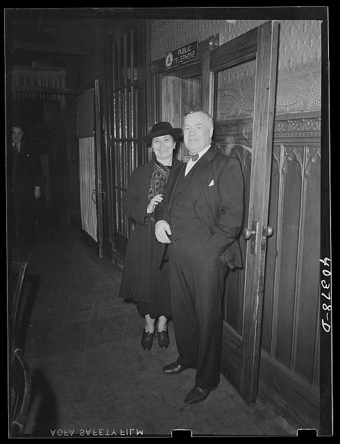 Photo:Shenandoah Pennsylvania P J Maher Mrs Maher Dance Hall Hallway 1930s