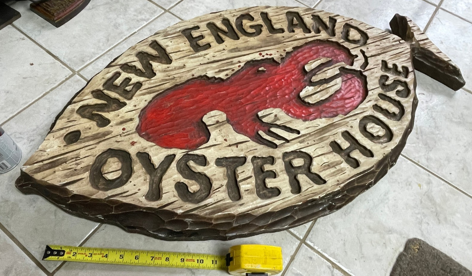 Sea-Fare New England Oyster House Seafood Restaurant Advertising sign Florida