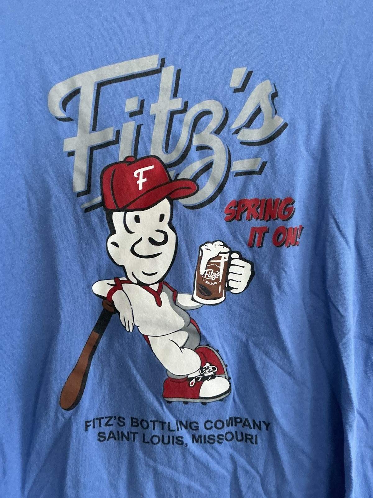 Vintage Fitz’s Root Beer Shirt St Louis Cola Baseball Cardinals