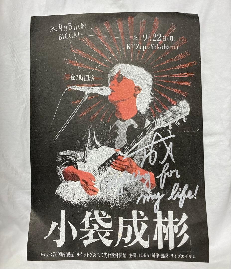 Utada Hikaru Lithograph poster signed by Kobukuro Naruaki #a199d7