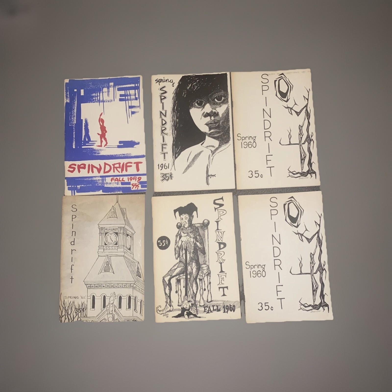 Vntg 1960s Oregon State University SPINDRIFT STUDENT WRITING Poetry Art Books Vntg 1960s Oregon State University SPINDRIFT STUDENT WRITING Poetry Art Books