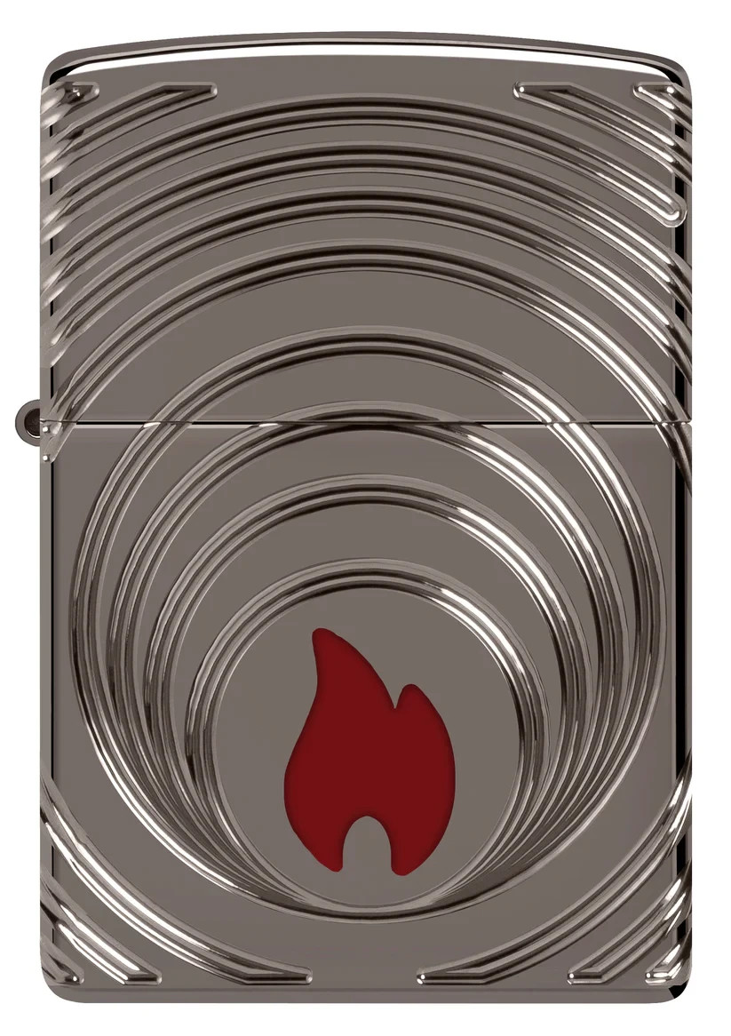 Zippo Year of 2026 Collectible Black Ice Armor MultiCut Epoxy Inlay 5000 47218