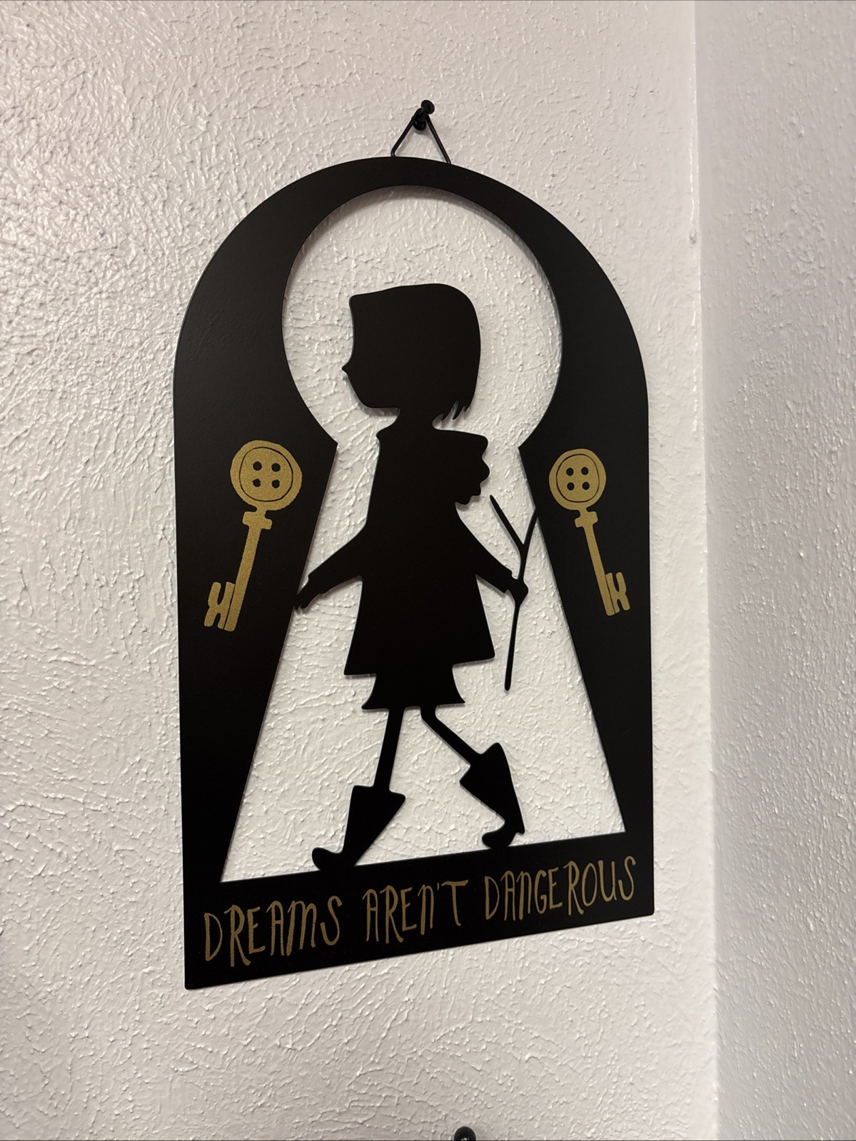 Coraline Dreams Aren’t Dangerous Metal Wall Art