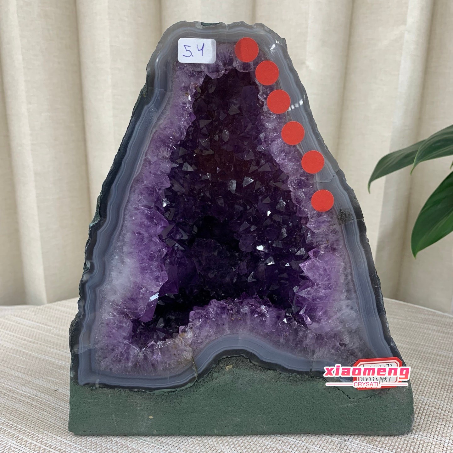 11.9LB   Natural Raw Amethyst Cathedral Geode Cave Deep Purple Crystal Mineral