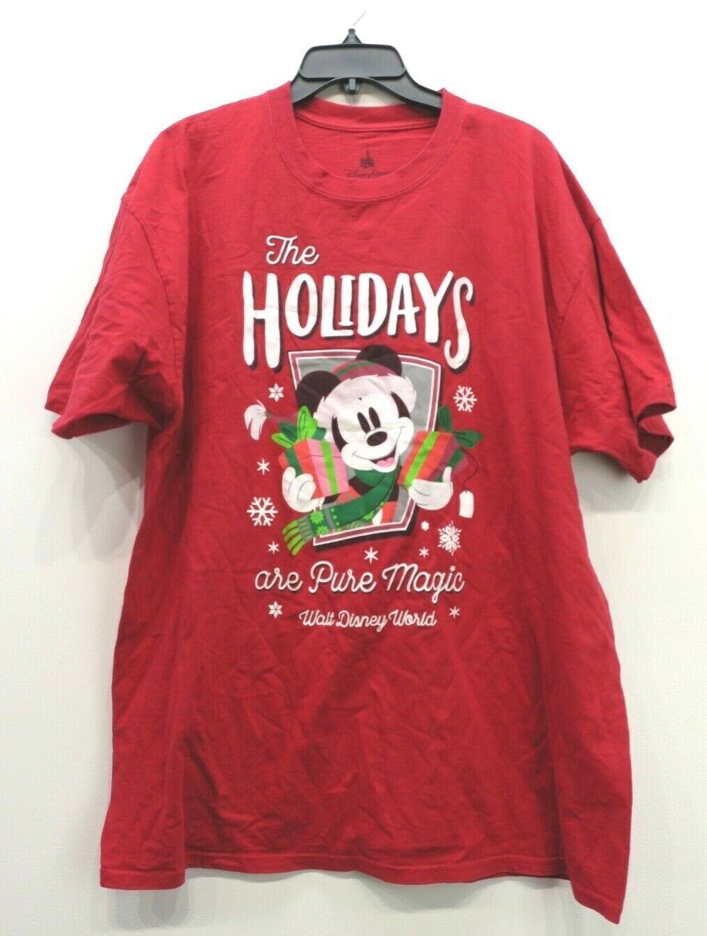 Disney Parks Adult The Holidays Are Pure Magic Walt Disney World T-Shirt XXL