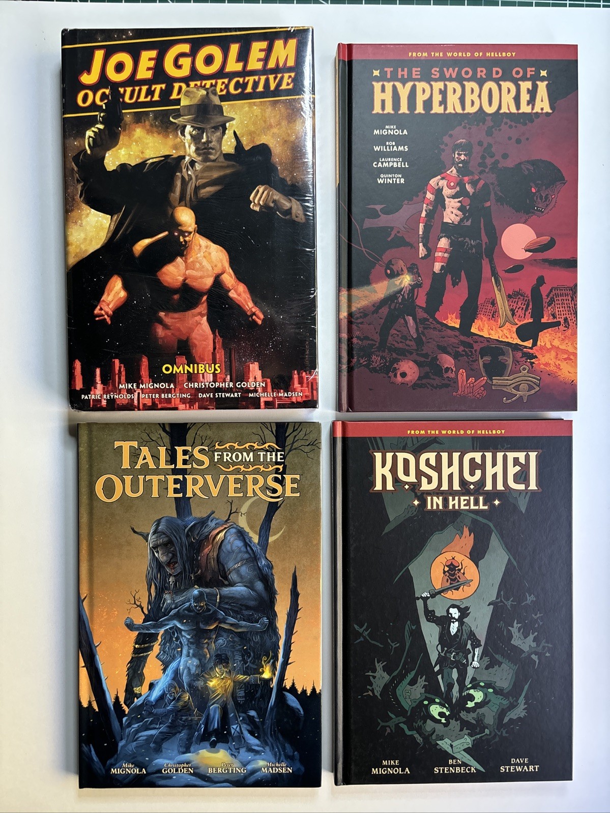 HELLBOY UNIVERSE HARDCOVER LOT MIGNOLA JOE GOLEM OUTERVERSE KOSCHEI HYPERBOREA