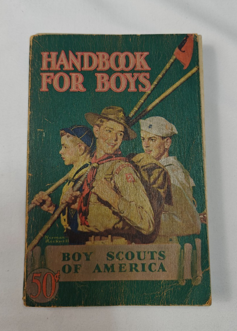 Vintage 1940 Boy Scouts of America Revised Handbook for Boys First Edition